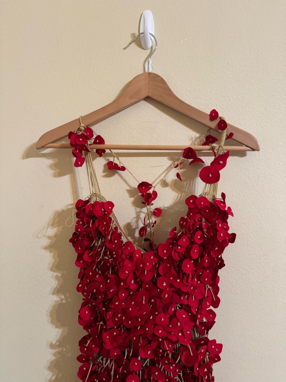 Cult Gaia Ciela Dress Flowers Red XS - Picture 3 of 6